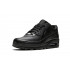 Кроссовки Nike Air Max 90 Leather Black с мехом Кроссовки Nike Air Max 90 Leather Black с мехом