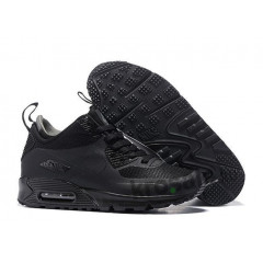 Кроссовки Nike Air Max 90 Sneakerboot Black с мехом
