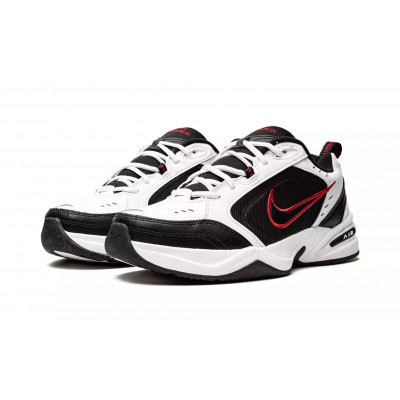 Кроссовки Nike Air Monarch 4 White/Black/Red Кроссовки Nike Air Monarch 4 White/Black/Red