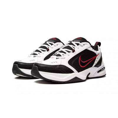 Кроссовки Nike Air Monarch 4 White/Black/Red с мехом Кроссовки Nike Air Monarch 4 White/Black/Red с мехом