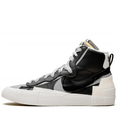 Кроссовки Nike Blazer Mid x Sacai Black/Grey Кроссовки Nike Blazer Mid x Sacai Black/Grey