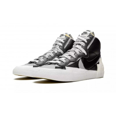 Кроссовки Nike Blazer Mid x Sacai Black/Grey Кроссовки Nike Blazer Mid x Sacai Black/Grey