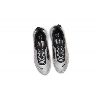 Кроссовки Nike Air Max MX-720-818 Metallic Silver Black Total Orange Кроссовки Nike Air Max MX-720-818 Metallic Silver Black Total Orange