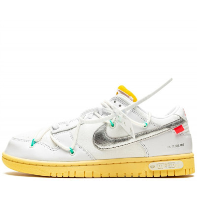 Кроссовки Nike SB Dunk Low "Off-White White" Кроссовки Nike SB Dunk Low "Off-White White"