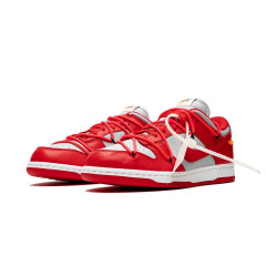 Кроссовки Nike SB Dunk Low "Off-White - University Red"
