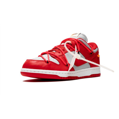 Кроссовки Nike SB Dunk Low "Off-White - University Red" Кроссовки Nike SB Dunk Low "Off-White - University Red"