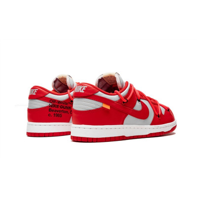 Кроссовки Nike SB Dunk Low "Off-White - University Red" Кроссовки Nike SB Dunk Low "Off-White - University Red"