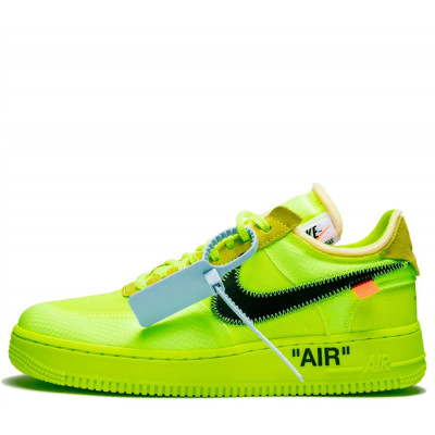 Кроссовки Nike Air Force 1 X Off White Volt Кроссовки Nike Air Force 1 X Off White Volt