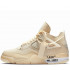 Кроссовки Nike Air Jordan 4 Retro Off-White "Sail" с мехом Кроссовки Nike Air Jordan 4 Retro Off-White "Sail" с мехом