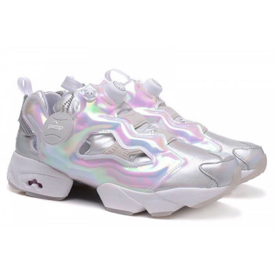 Кроссовки Reebok X Atmos InstaPump Fury Silver Metallic/White Кроссовки Reebok X Atmos InstaPump Fury Silver Metallic/White