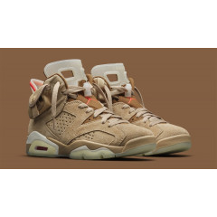 Кроссовки Nike Air Jordan 6 "Travis Scott - British Khaki"