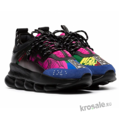 Кроссовки Versace Chain Reaction 2 Chainz Black/Multicolor