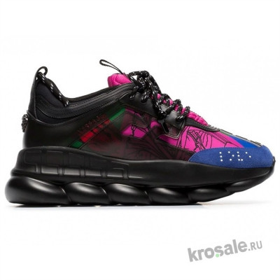 Кроссовки Versace Chain Reaction 2 Chainz Black/Multicolor Кроссовки Versace Chain Reaction 2 Chainz Black/Multicolor