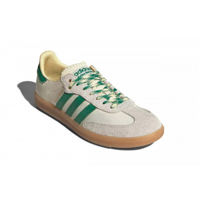 Кеды Wales Bonner x Adidas Samba Cream White Bold Green Кеды Wales Bonner x Adidas Samba Cream White Bold Green
