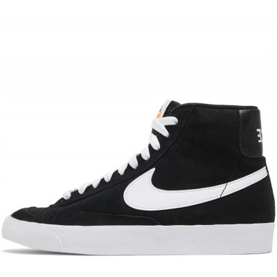 Кроссовки Nike Blazer 77 Mid Black/White с мехом Кроссовки Nike Blazer 77 Mid Black/White с мехом