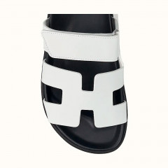 Сандалии Hermes Chypre Black/White