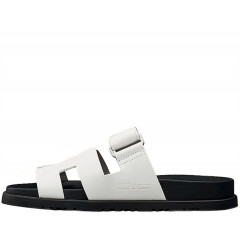 Сандалии Hermes Chypre Black/White