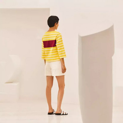 Сандалии Hermes Chypre Black/White Сандалии Hermes Chypre Black/White