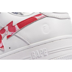 Кроссовки Bape Sta White/Pink