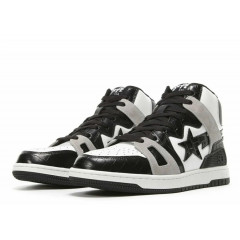 Кроссовки Bape Sta High Black/White