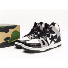 Кроссовки Bape Sta High Black/White