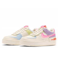 Кроссовки Nike Air Force 1 Shadow Double Swoosh Sail Pink Purple