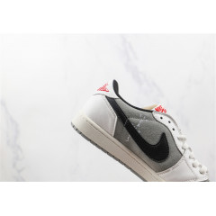 Кроссовки Nike x Travis Scott x Fragment Air Jordan 1 Low Grey