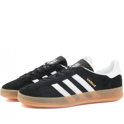 Кроссовки Adidas Gazelle Indoor Core Black & White HO6259 Кроссовки Adidas Gazelle Indoor Core Black & White HO6259
