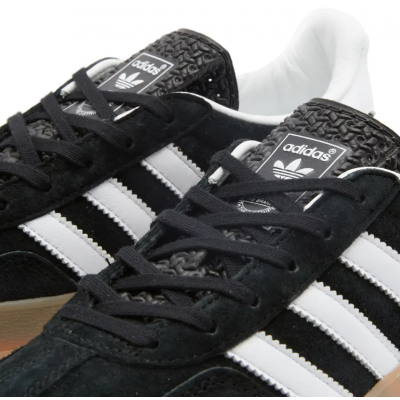 Кроссовки Adidas Gazelle Indoor Core Black & White HO6259 Кроссовки Adidas Gazelle Indoor Core Black & White HO6259