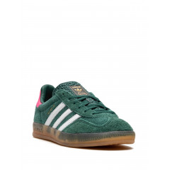 Кроссовки Adidas Gazelle Indoor Collegiate Green Lucid Pink