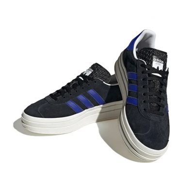 Кроссовки Adidas Gazelle Bold Core Black Lucid Blue HQ4408 Кроссовки Adidas Gazelle Bold Core Black Lucid Blue HQ4408