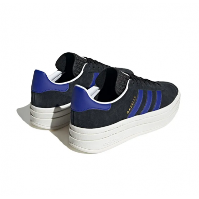 Кроссовки Adidas Gazelle Bold Core Black Lucid Blue HQ4408 Кроссовки Adidas Gazelle Bold Core Black Lucid Blue HQ4408