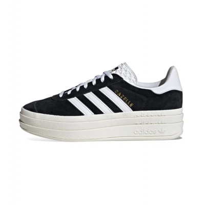 Кроссовки Adidas Gazelle Bold Core Black White HQ6912 Кроссовки Adidas Gazelle Bold Core Black White HQ6912