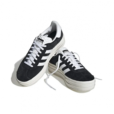 Кроссовки Adidas Gazelle Bold Core Black White HQ6912 Кроссовки Adidas Gazelle Bold Core Black White HQ6912