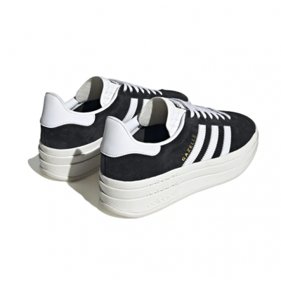 Кроссовки Adidas Gazelle Bold Core Black White HQ6912 Кроссовки Adidas Gazelle Bold Core Black White HQ6912