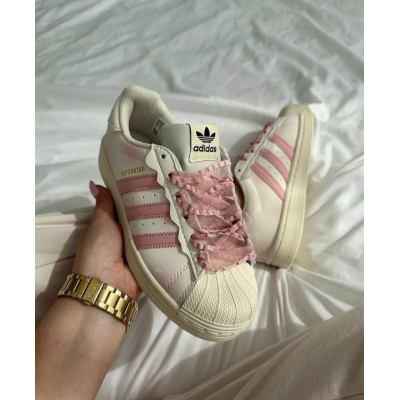 Кроссовки Adidas Superstar Light Pink розовые Кроссовки Adidas Superstar Light Pink розовые