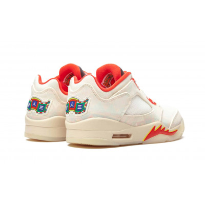 Кроссовки Nike Air Jordan 5 Retro Low Chinese New Year 2021 DD2240-100 Кроссовки Nike Air Jordan 5 Retro Low Chinese New Year 2021 DD2240-100