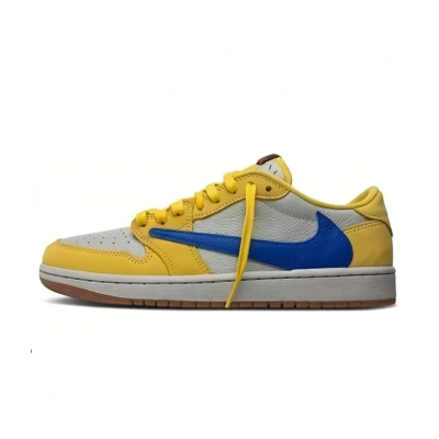 Кроссовки Nike x Travis Scott x Air Jordan 1 Low OG Canary DZ4137-700 Кроссовки Nike x Travis Scott x Air Jordan 1 Low OG Canary DZ4137-700