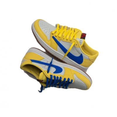 Кроссовки Nike x Travis Scott x Air Jordan 1 Low OG Canary DZ4137-700 Кроссовки Nike x Travis Scott x Air Jordan 1 Low OG Canary DZ4137-700