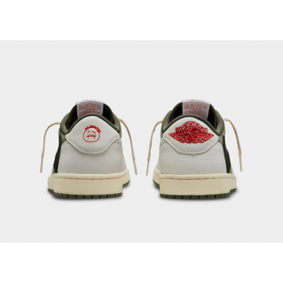 Кроссовки Travis Scott x Air Jordan 1 Low OG Medium Olive DM7866-200 Кроссовки Travis Scott x Air Jordan 1 Low OG Medium Olive DM7866-200