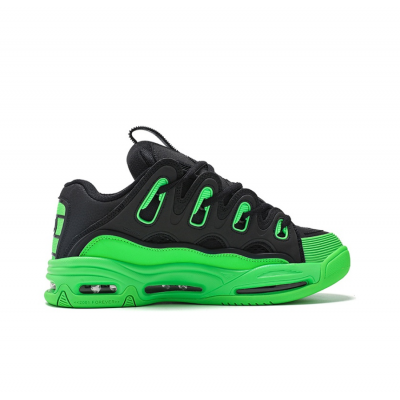 Кроссовки Osiris D3 2001 Mat Black Green Кроссовки Osiris D3 2001 Mat Black Green