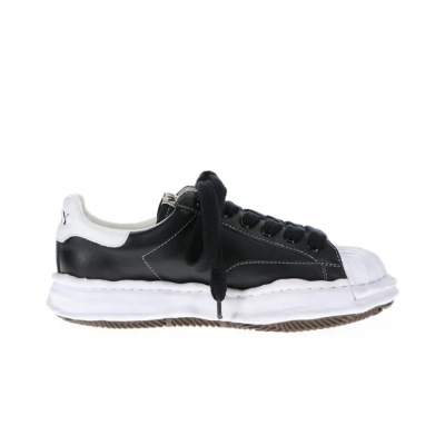 Кроссовки Maison Mihara Yasuhiro Blakey Leather Low Black кожаные Кроссовки Maison Mihara Yasuhiro Blakey Leather Low Black кожаные